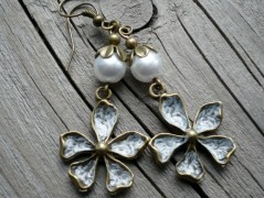 Lístečkové náušnice - S.Steel