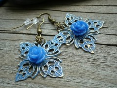 Lístečkové náušnice - S.Steel