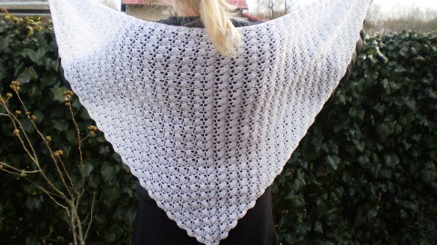 Bílý krajkový háčkovaná šátek přehoz háčkovaný lesklý bílý šátek pléd krajkový pružný celoroční vzorovaný 