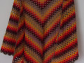 Podzimní - háčkovaný šátek