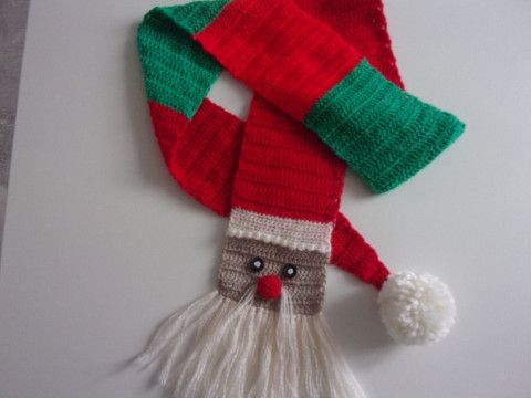 Vánoční šála dárek vánoce háčkovaná háčkovaný vánoční šála šál advent 