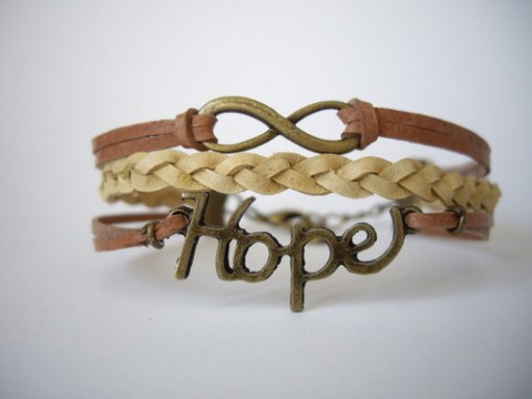 Infinity v naději infinity nekonečno náramek náram 