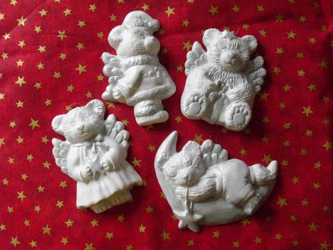 Medvídci - ozdoby ozdoby vánoce medvídek věnec 