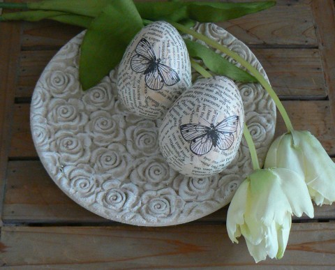 Velikonoční vajíčko s motýlkem motýl velikonoce vajíčko shabby 