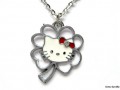 Řetízek Hello Kitty - čtyřlístek