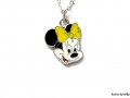 Řetízek Minnie se žlutou mašlí