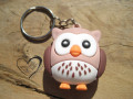 KLÍČENKA - PŘÍVĚSEK - SOVA HNĚDÁ