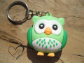 KLÍČENKA - PŘÍVĚSEK - SOVA ZELENÁ