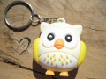 KLÍČENKA - PŘÍVĚSEK - SOVA ŽLUTÁ