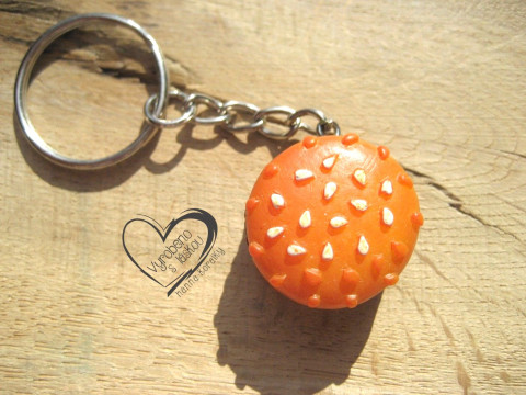 KLÍČENKA - PŘÍVĚSEK - HAMBURGER hambáč klíčenka vtipný přívěsek 