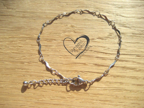 NÁRAMEK NEREZ OCEL - VLNKY náramek pro alergiky minimalistický 