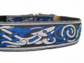 Obojek Blue Celtic Dog šíře 3 cm