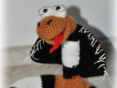 HÁČKOVANÝ SÉPIÁK - NÁVOD, POPIS