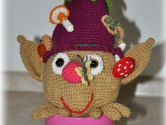 HÁČKOVANÝ SÉPIÁK - NÁVOD, POPIS