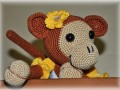HÁČKOVANÁ OPICE LOJZIČKA