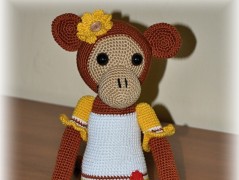 HÁČKOVANÝ SÉPIÁK - NÁVOD, POPIS