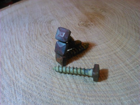 Kovaný vrut 6x30 surový kovaný hřebík šroubek šroub kovaný hřebík vrut 