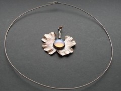 Náhrdelník - Tři kuličky larimaru