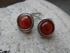 Náhrdelník - Tři kuličky larimaru