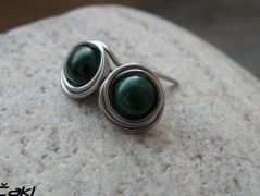 Náhrdelník - Tři kuličky larimaru