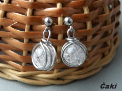 Náhrdelník - Tři kuličky larimaru