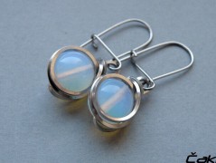 Náhrdelník - Tři kuličky larimaru