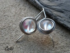 Náhrdelník - Tři kuličky larimaru