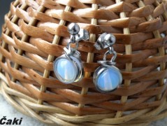 Náhrdelník - Tři kuličky larimaru