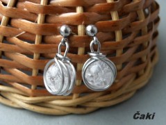 Náhrdelník - Tři kuličky larimaru