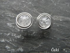 Náhrdelník - Tři kuličky larimaru