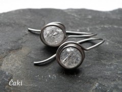 Náhrdelník - Tři kuličky larimaru