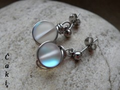 Náhrdelník - Tři kuličky larimaru