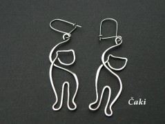 Náhrdelník - Tři kuličky larimaru