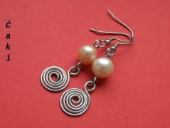 Náhrdelník - Tři kuličky larimaru