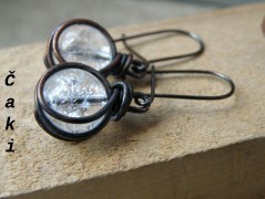 Náhrdelník - Tři kuličky larimaru