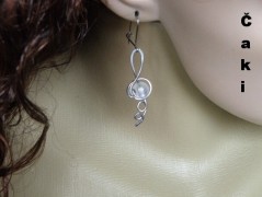 Náhrdelník - Tři kuličky larimaru