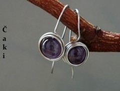 Náhrdelník - Tři kuličky larimaru