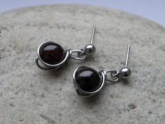 Náhrdelník - Tři kuličky larimaru