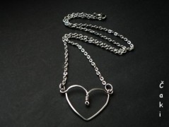 Náhrdelník - Tři kuličky larimaru