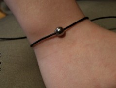 Náhrdelník - Tři kuličky larimaru