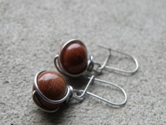 Náhrdelník - Tři kuličky larimaru