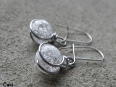 Náhrdelník - Tři kuličky larimaru