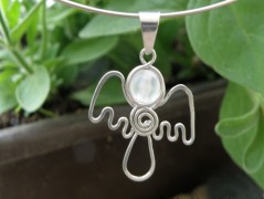 Náhrdelník - Tři kuličky larimaru