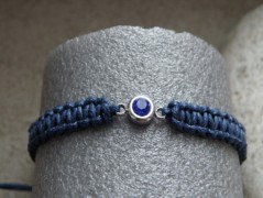 Náhrdelník - Tři kuličky larimaru