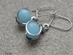 Náhrdelník - Tři kuličky larimaru