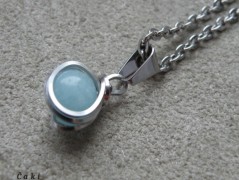 Náhrdelník - Tři kuličky larimaru