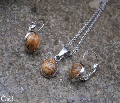 Souprava-nerez-jaspis souprava nerez avanturin 