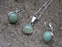 Náhrdelník - Tři kuličky larimaru