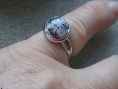 Náhrdelník - Tři kuličky larimaru