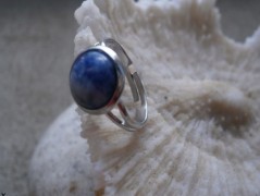 Náhrdelník - Tři kuličky larimaru